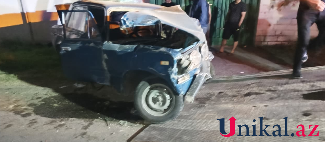 Xaçmazda qəza - Xəsarət alan var (FOTOLAR)